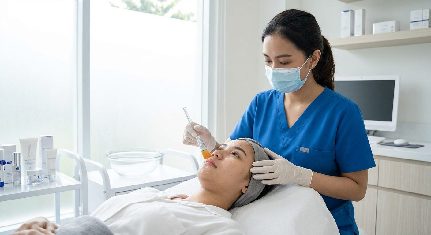 Chemical peeling treatment di Oriskin Bogor